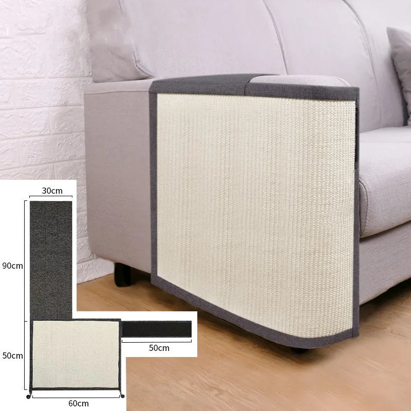 Sofa Scratch Protection - Cat Scratch Mat For Armrest Furniture- Scratch Protection With Sisal