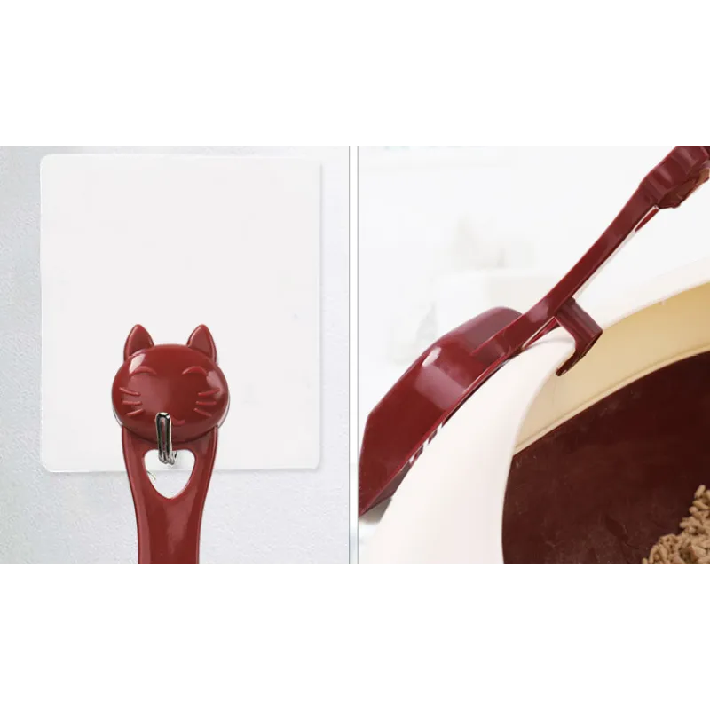 Cat Litter Scoop With Cat Head Design - Practical Scoop For The Litter Tray
