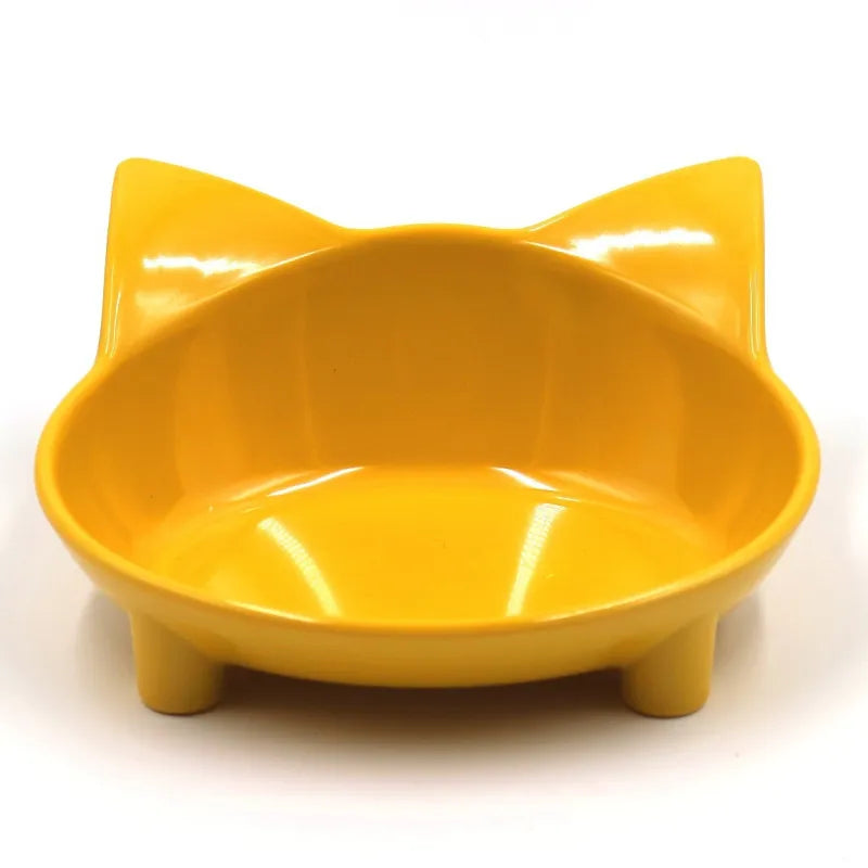 Cat Bowl In Cat Ears Design - Food Bowl For Cats And Dogs
