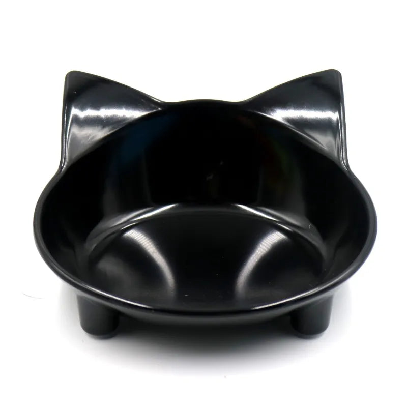 Cat Bowl In Cat Ears Design - Food Bowl For Cats And Dogs