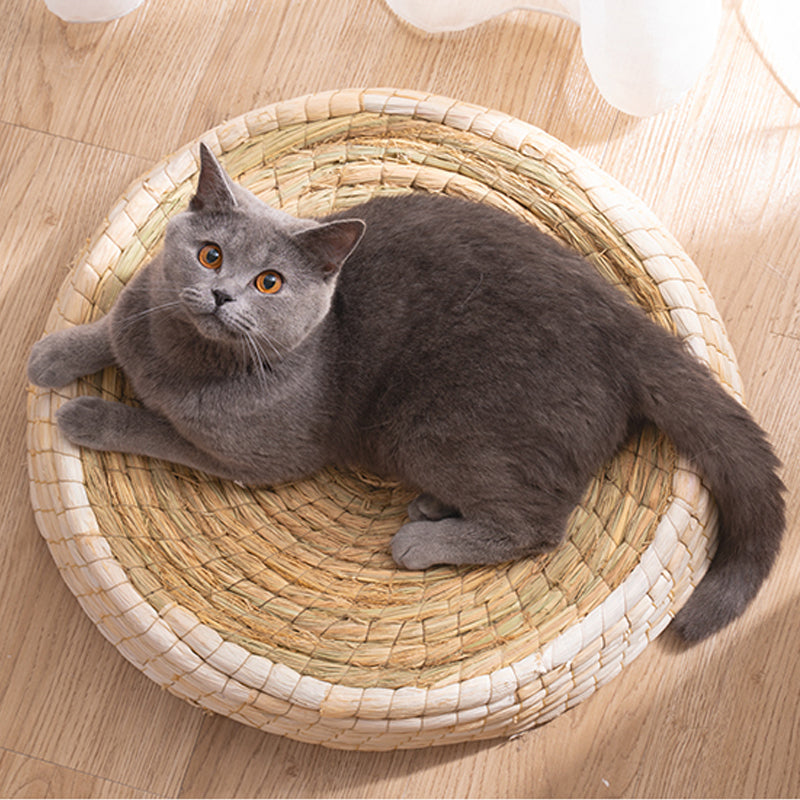 Handmade Cat Nest - Soft Round Pet Bed Made From Natural Materials