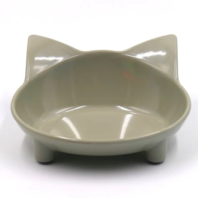 Cat Bowl In Cat Ears Design - Food Bowl For Cats And Dogs