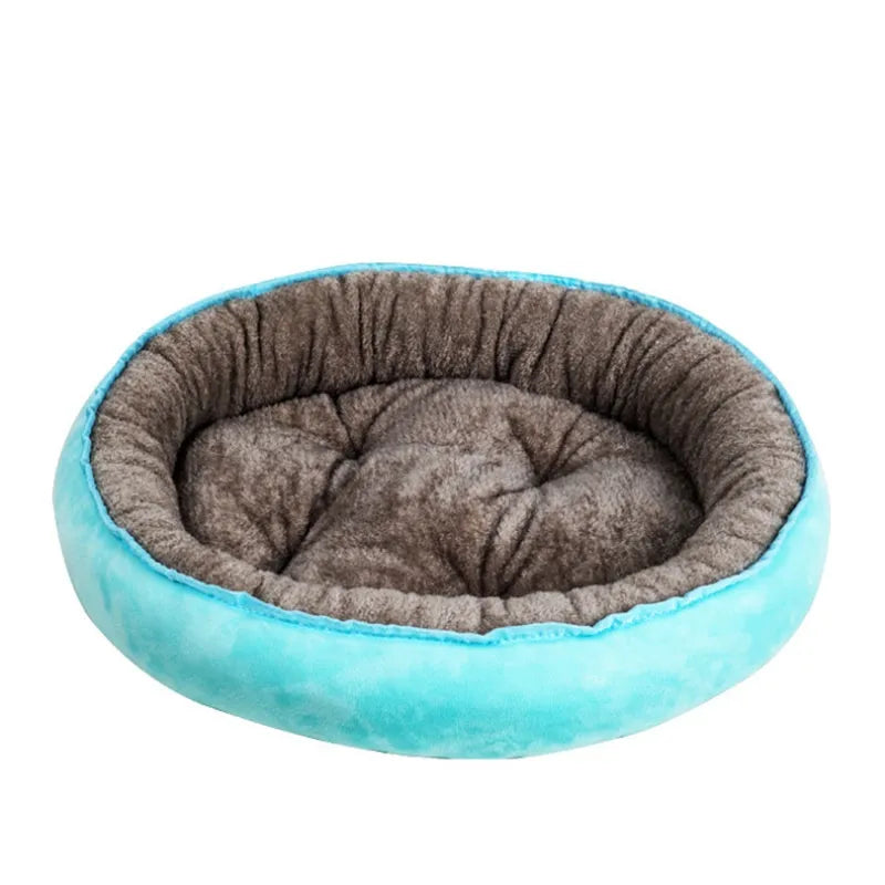 Cozy Pet Bed For Dogs And Cats - Soft Round Bed For Comfort And Relaxation