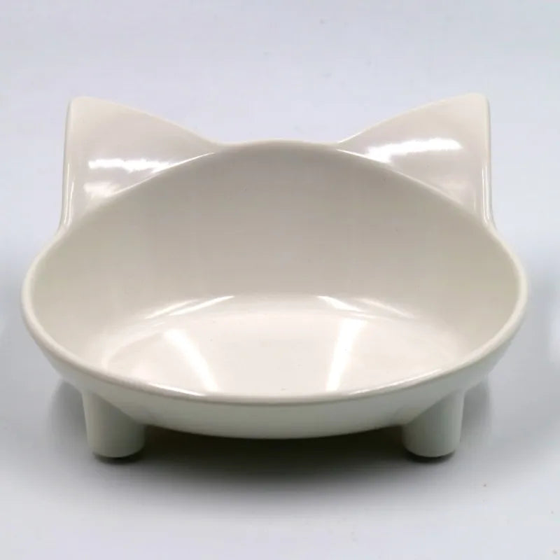 Cat Bowl In Cat Ears Design - Food Bowl For Cats And Dogs