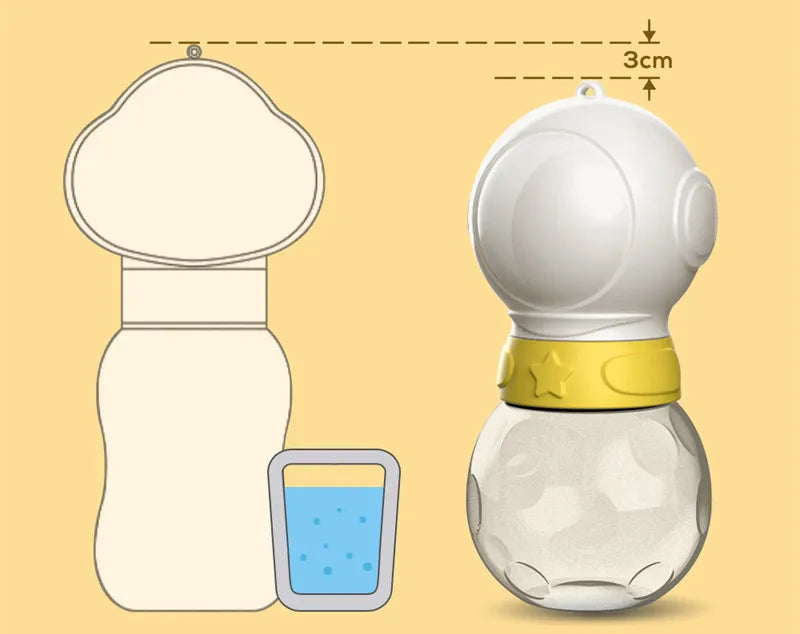 Space Treat Dispenser For Dogs And Cats - Interactive Toy