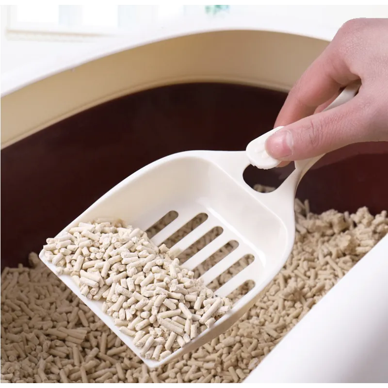 Cat Litter Scoop With Cat Head Design - Practical Scoop For The Litter Tray