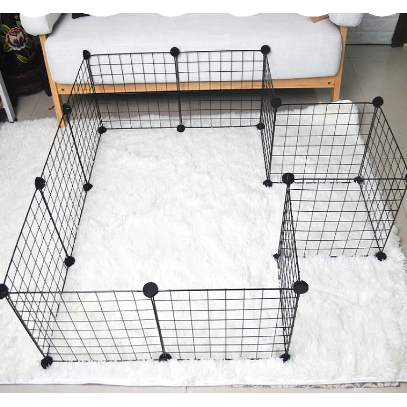 Wire Dog Kennel - Flexible Dog Playpen With Door For Pets