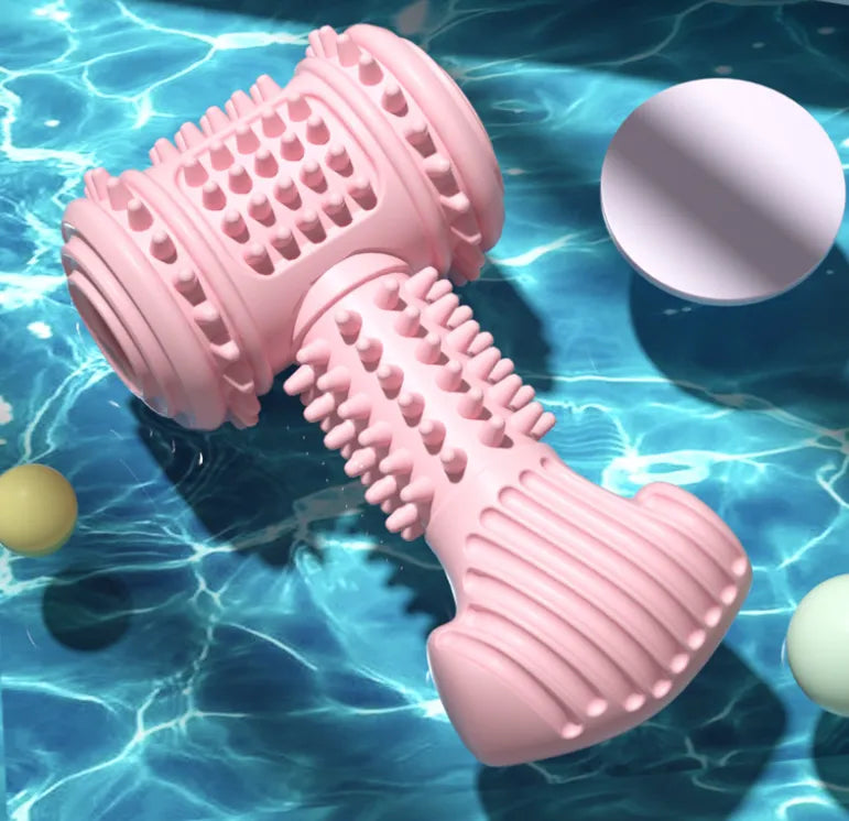 Dog Toy For Chewing - Dental Care Dumbbell For Dogs