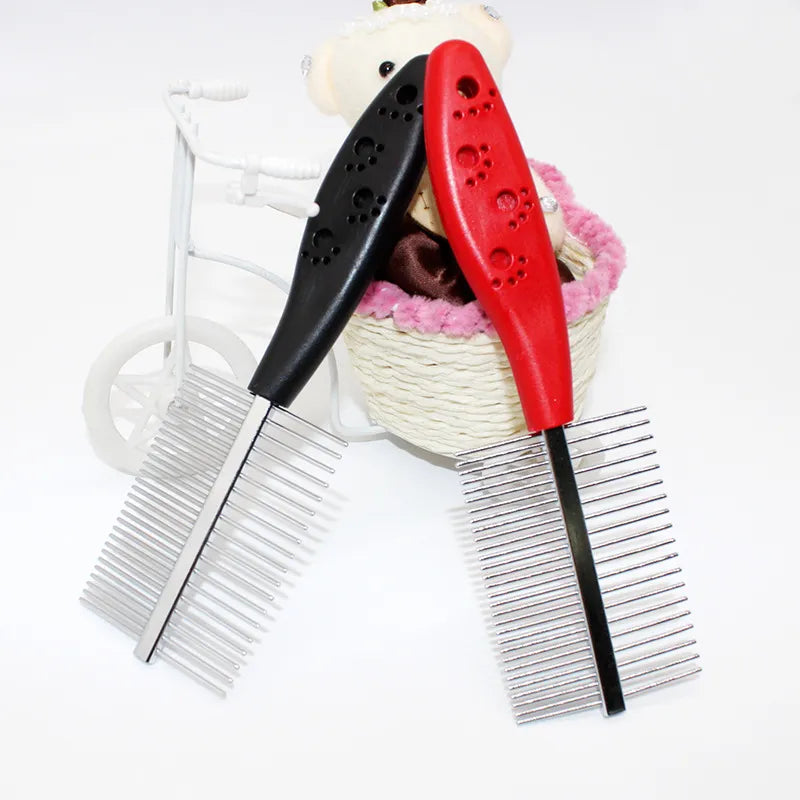 Hair Care Comb Set - Professional Combs For Volume And Styling In Red And Black