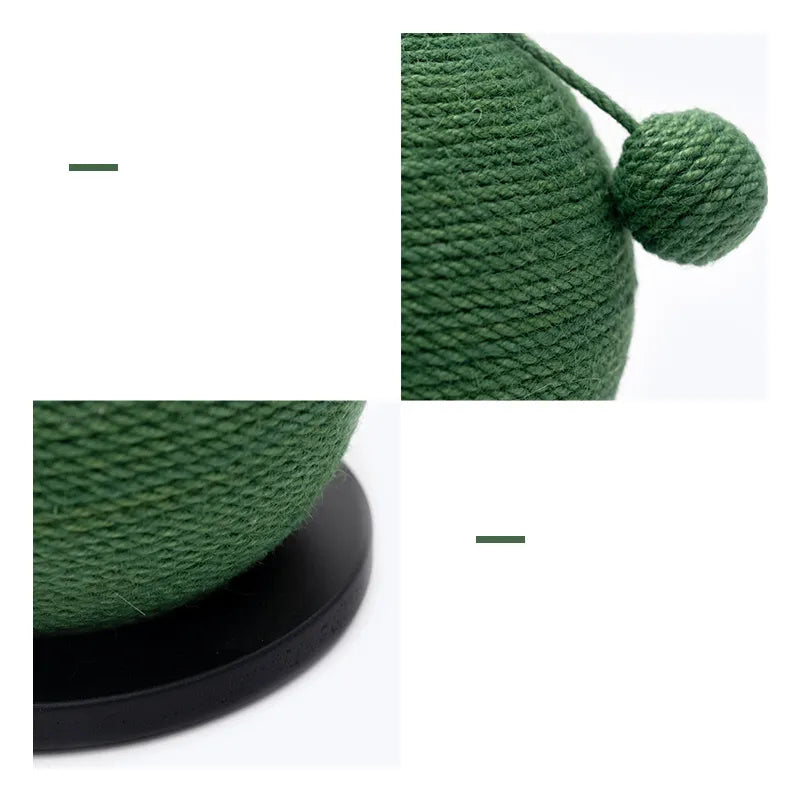 Cat Scratching Ball Made Of Sisal - Scratching Toy For Cats For Claw Care