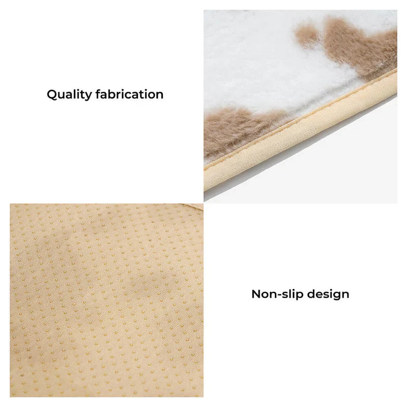 Modern Pet Blanket With Cow Print