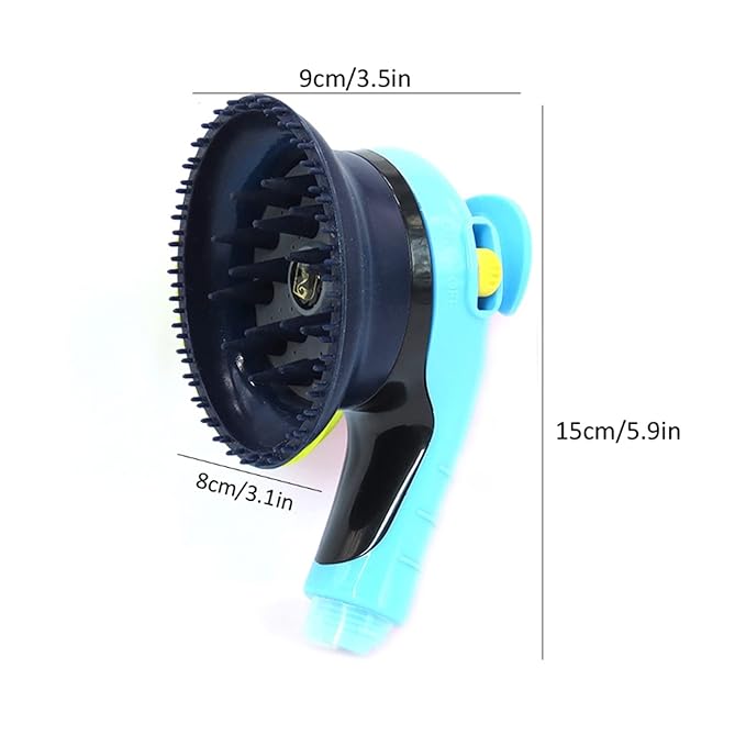 Shower Brush for Dogs with Massage Function and Coat Cleaning