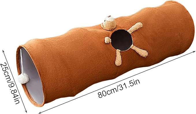 Foldable Cat Play Tunnel