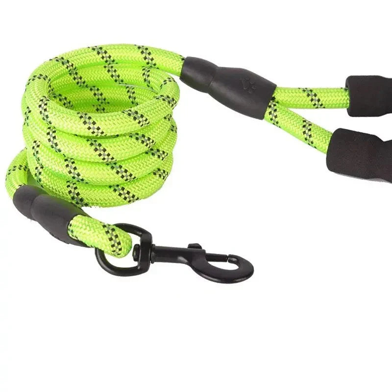 Adjustable Nylon Dog Lead With Padded Handle - Robust And Non - Slip Design