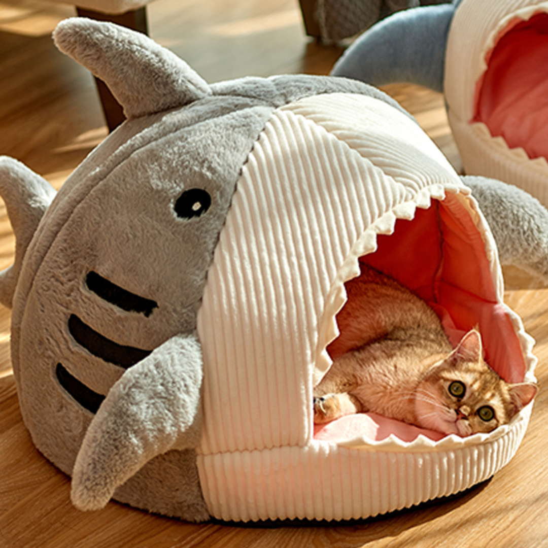 Portable Cat Cave With Cuddly Cushion