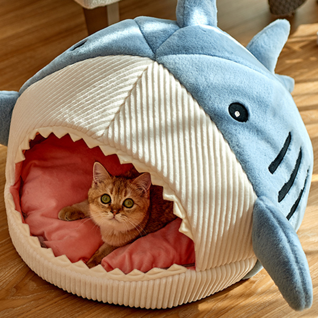 Portable Cat Cave With Cuddly Cushion