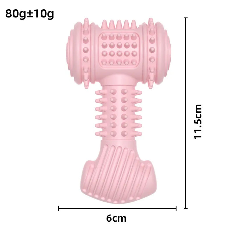 Dog Toy For Chewing - Dental Care Dumbbell For Dogs