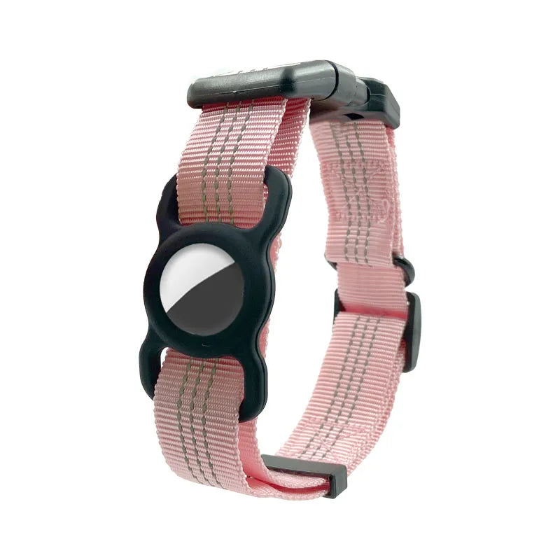 Adjustable Dog Collar With Reflective Stripes - Available In Different Colours