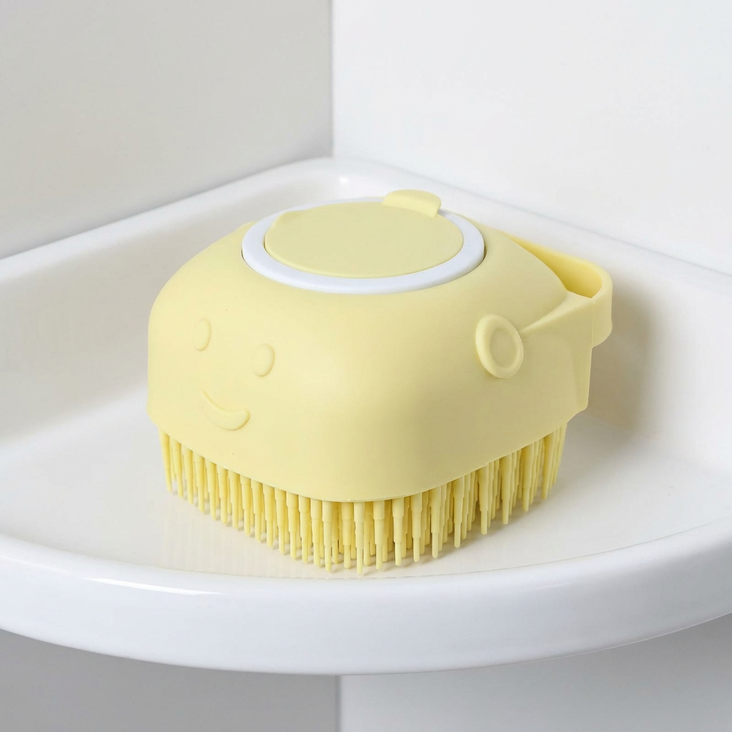Practical 2-in-1 Professional Dog Bath Brush – Deep Cleaning & Massage in One Step