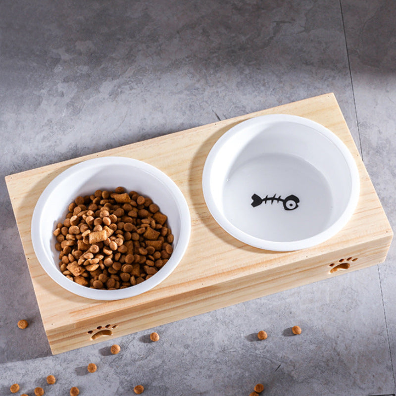 Napf Duo In Wood Design