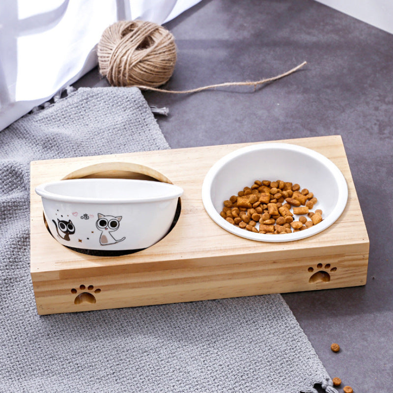 Napf Duo In Wood Design