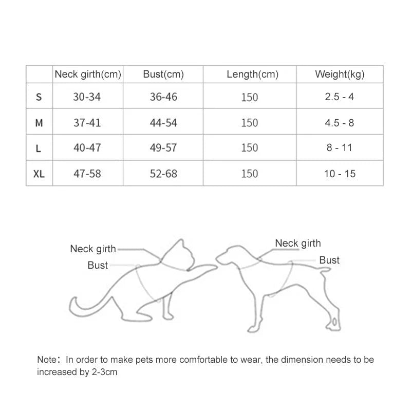 Reflective Dog Harness Set for Dogs