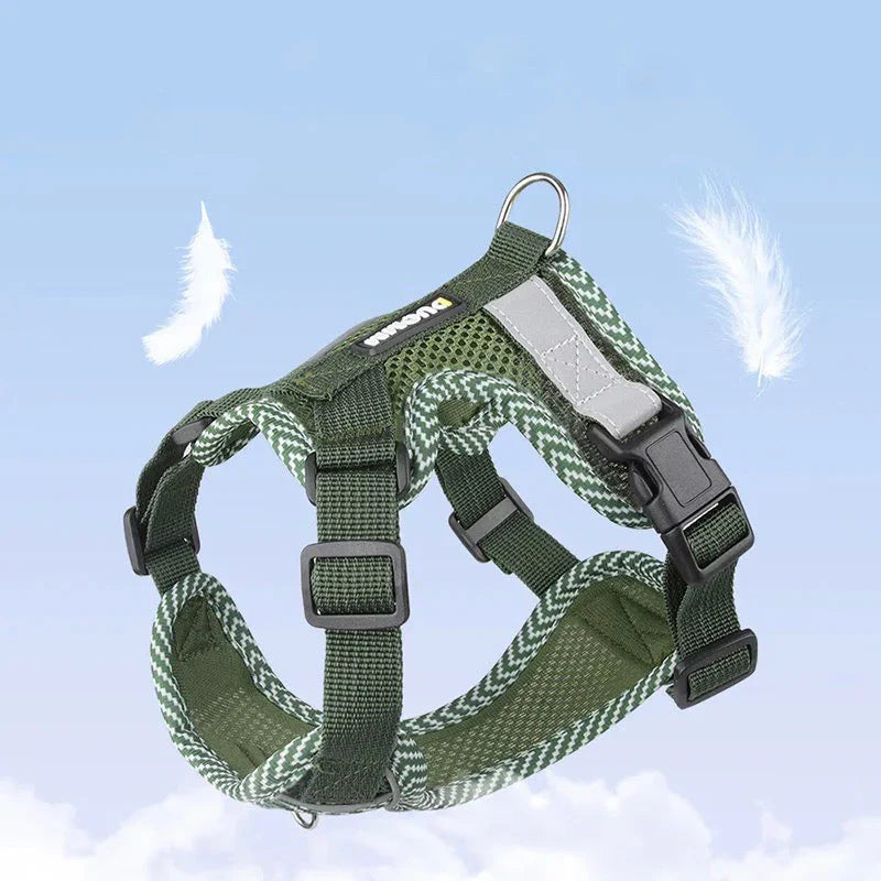 Reflective Dog Harness with Leash for Small Dogs