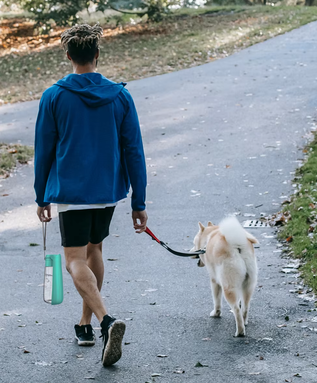 Portable Dog Water Bottle - Leak - Proof Travel Dispenser With Integrated Drinking Bowl