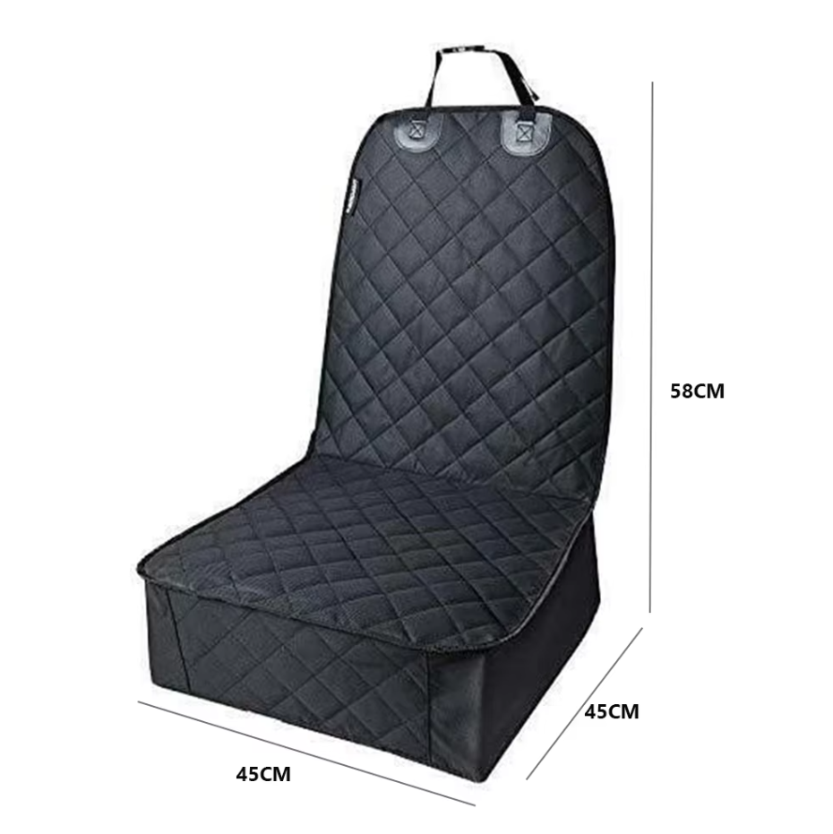 Waterproof Front Seat Protector For Dogs - Non - Slip Car Seat Cover With Scratch Protection