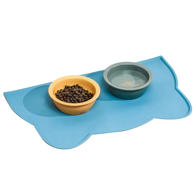 Cat Plate Mat With Non - Slip Underside