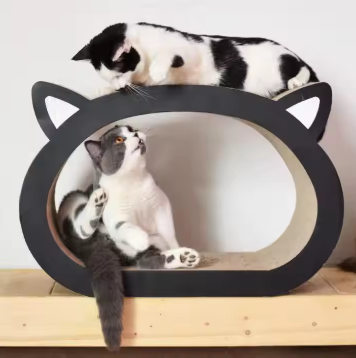 Cat Scratching Furniture With Lying Surface - Stylish Scratching Bench Sleeping Area In One