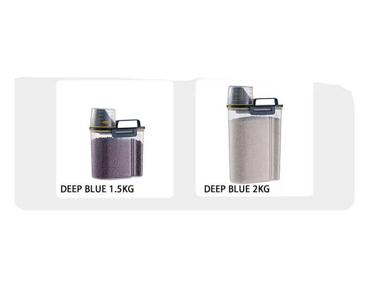 Food Dispenser For Pets With Measuring Cup