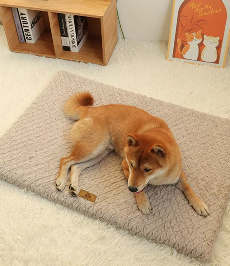 Orthopedic Dog Bed - Soft Fluffy Pet Mat For Dogs & Cats