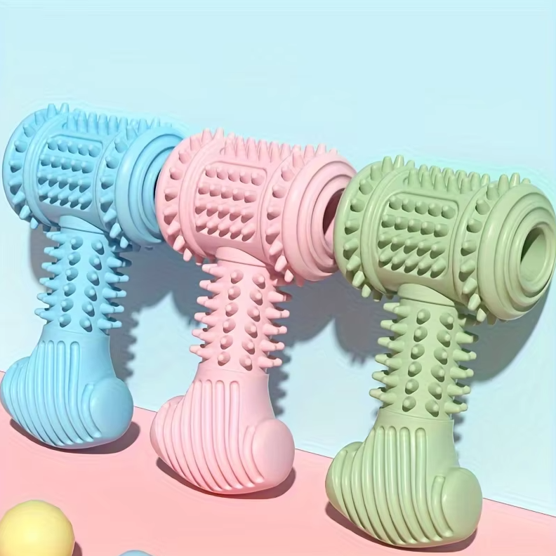 Dog Toy For Chewing - Dental Care Dumbbell For Dogs