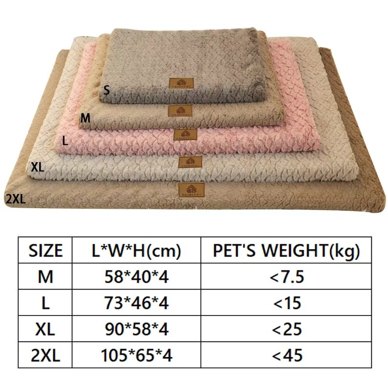Orthopedic Dog Bed - Soft Fluffy Pet Mat For Dogs & Cats