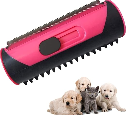 Multifunctional Fur Grooming Roller for Pets with Self - Cleaning Function