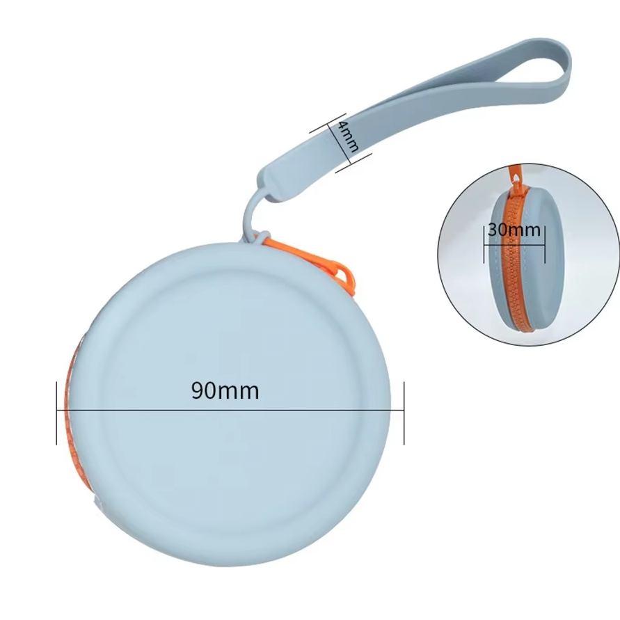 Foldable Treat Bag - Waterproof Portable Food Container for Dogs Cats