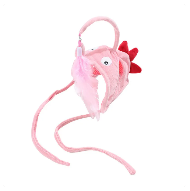 Cat Hat With Pendant - Funny Animal Costume For Cats With Toy