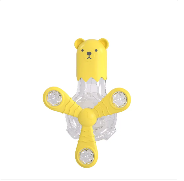 Interactive Toy For Pets - Bear-shaped Food Dispenser With Rotating Arms