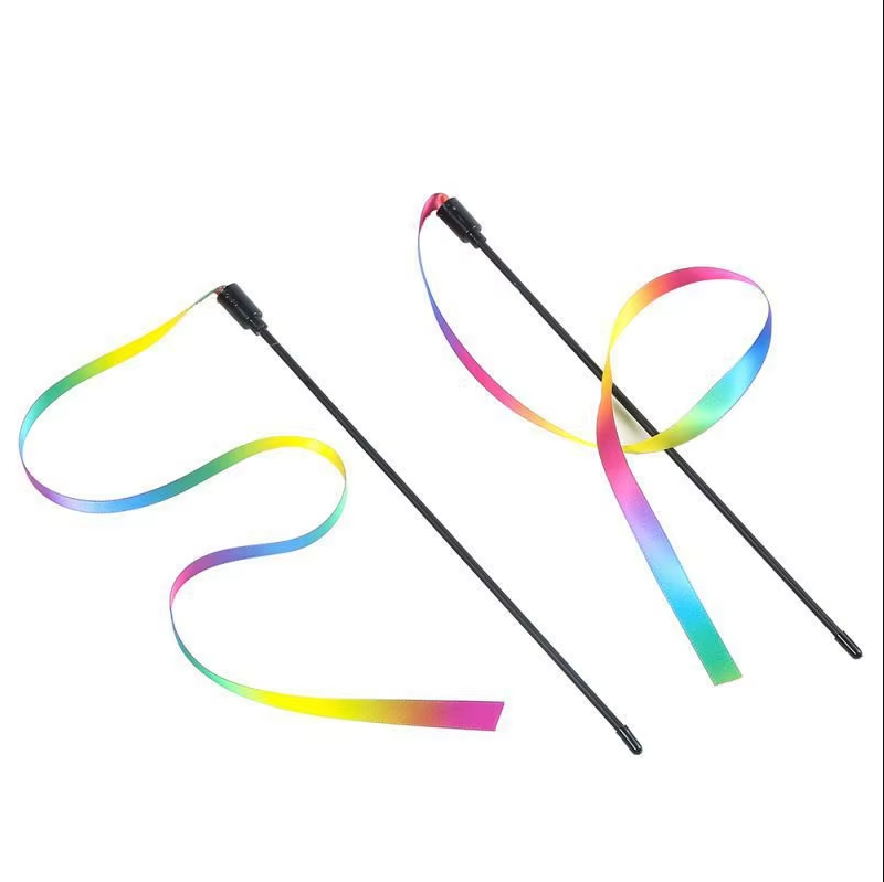 Rainbow Play Rod - Active Cat Toy