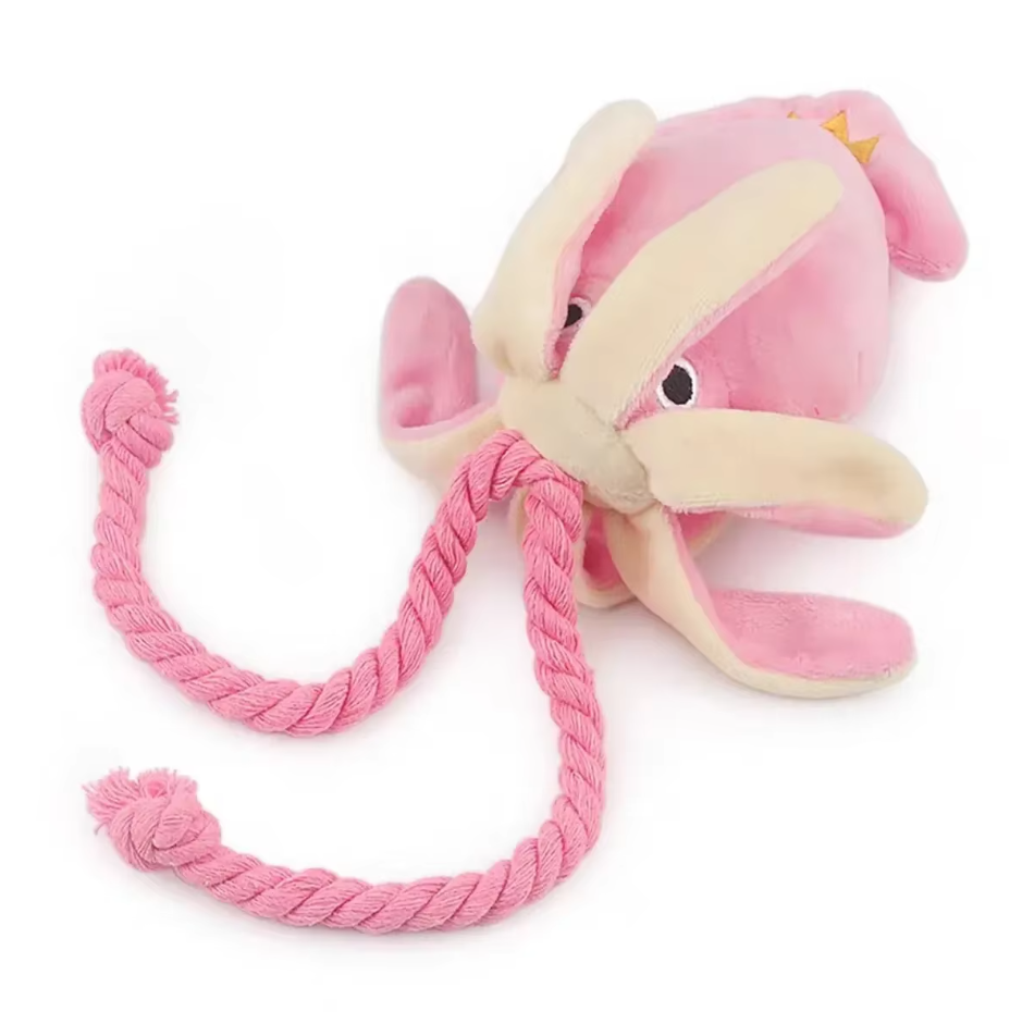 Plush Squid - Interactive Chew Toy For Dogs