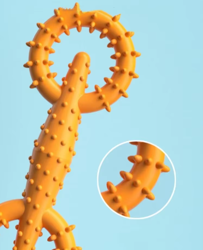 Bite Ring Dog Toy - Tooth Cleaning Chewing Pleasure