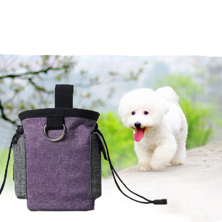 Dog Bag With Foldable Bowl - Portable Bag For Snacks And Accessories