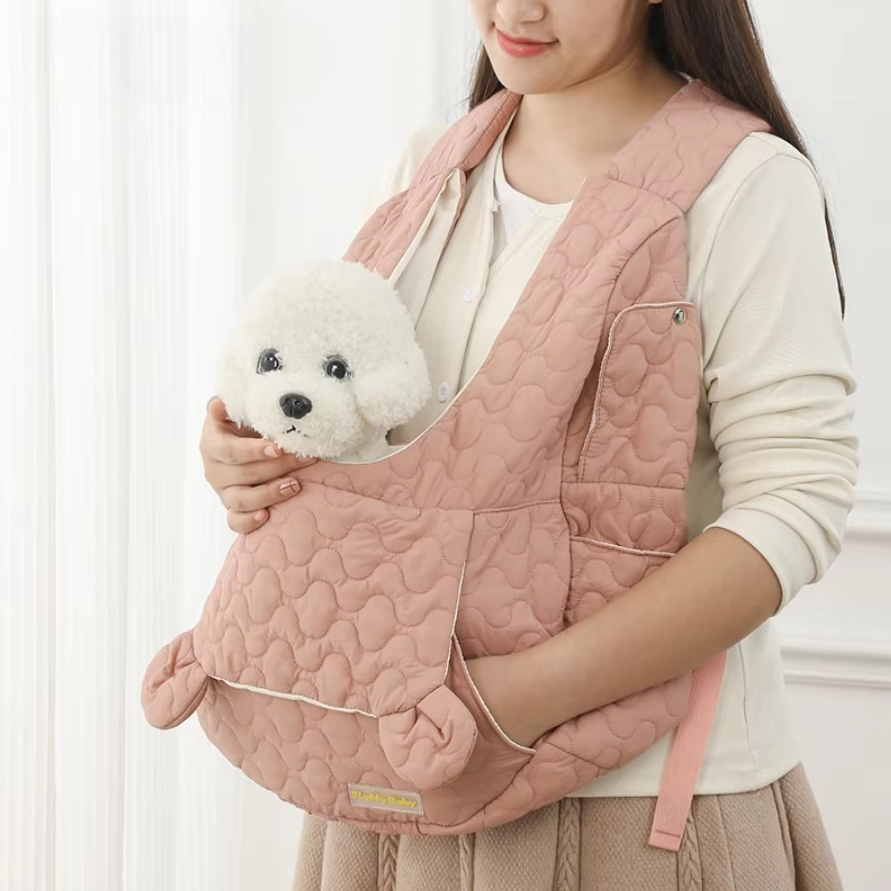 Pet Carrier Waistcoat - Comfortable Stylish Dog and Cat Rucksack for Travelling