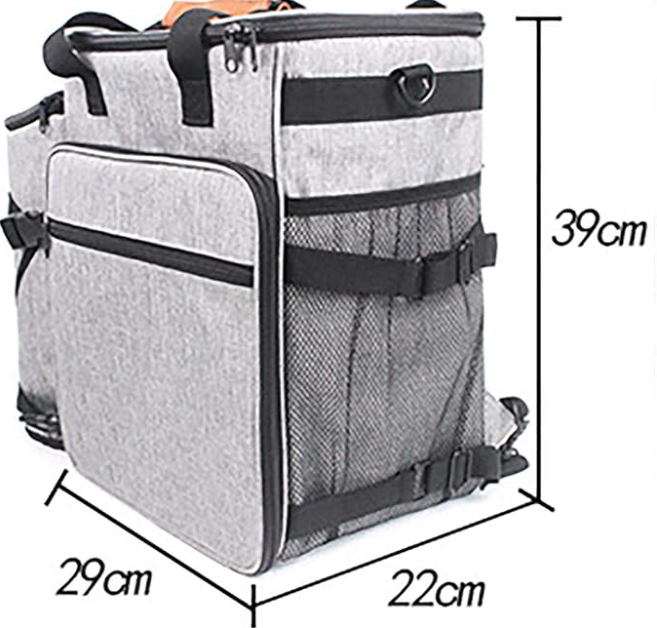 Practical Dog Bag For Travel - Multifunctional With Compartments For Toys And Food