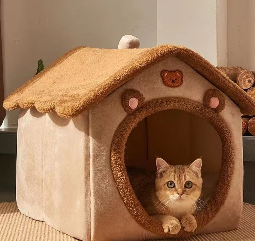 Cosy Pet House - Soft Warming Cat And Dog Bed With A Cosy Design