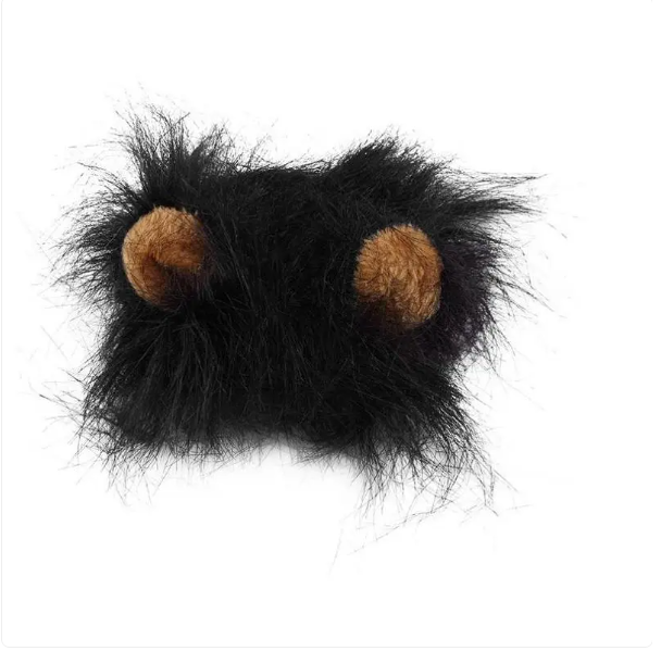 Lion 's Mane For Cats With Ears For Dressing Up And Funny Photos