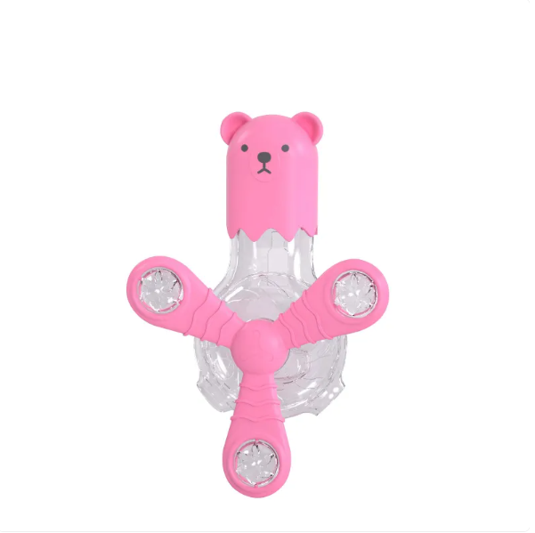 Interactive Toy For Pets - Bear-shaped Food Dispenser With Rotating Arms