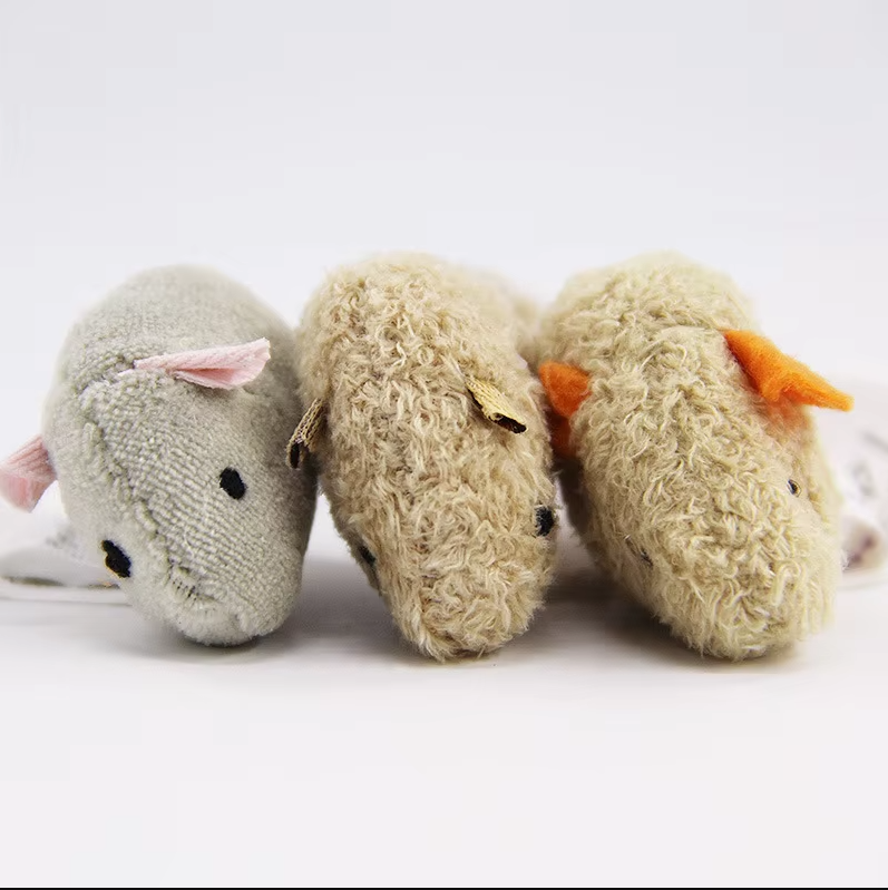 Plush Mice Cat Toy - Interactive Prey Game For Playful House Tigers