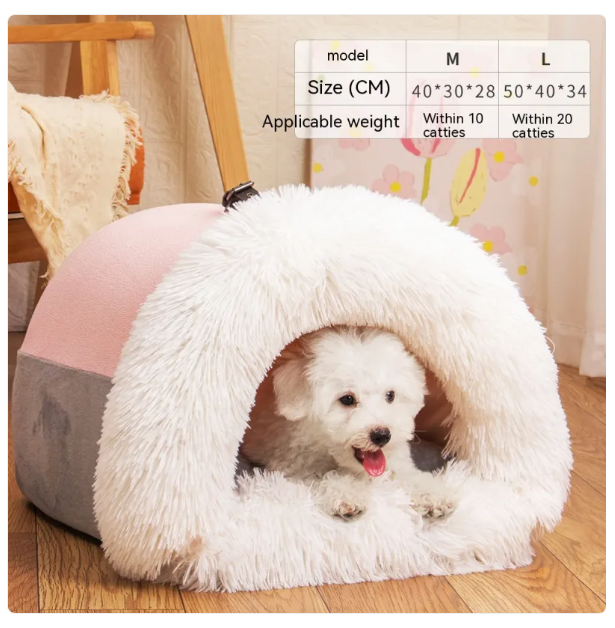 Cozy Pet Cave For Dogs And Cats - Soft And Warm Bed For Relaxation